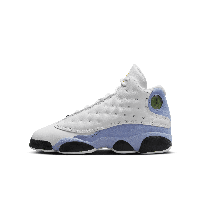 Jordan Air  13 Retro "blue Grey" Big Kids' Shoes In White