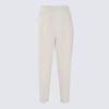 ANTONELLI ANTONELLI WHITE COTTON PANTS