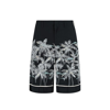 Palm Angels Palms-print Bermuda Shorts In Black