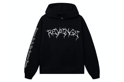 Pre-owned Revenge Xxxtentacion Lightning Hoodie Black/white