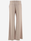 CHLOÉ WOOL AND SILK FLARED PANTS