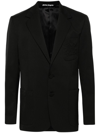 Palm Angels Men's "monogram" Blazer In Black Black