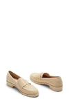 Reaction Kenneth Cole Fern Raffia Penny Loafer In Natural Raffia