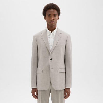 Theory Chambers Blazer In Stretch Wool In Sand Melange