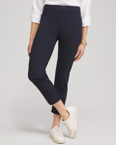 Chico's Brigitte Slim Cropped Pants In Dark Blue