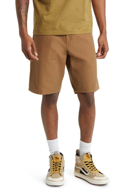 CARHARTT ORGANIC COTTON CANVAS CARPENTER SHORTS