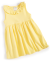FIRST IMPRESSIONS BABY GIRLS RIBBED KNIT DRESS, CREATED FOR MACY'S