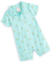 FIRST IMPRESSIONS BABY BOYS JUMP FROG-PRINT SUNSUIT, CREATED FOR MACY'S