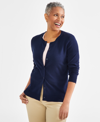 STYLE & CO WOMEN'S BUTTON-UP CARDIGAN, PP-4X, CREATED FOR MACY'S