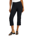 JM COLLECTION PETITE SIDE-LACE-UP CAPRI PANTS, CREATED FOR MACY'S