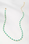 By Anthropologie Colorful Gem Necklace In Blue