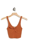 VICI COLLECTION VICI COLLECTION CINDI FRONT KNOT TANK TOP