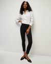 Veronica Beard Zip Back Scuba Pant In Black