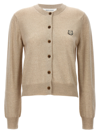 Maison Kitsuné Knit Crew Neck Wool Cardigan