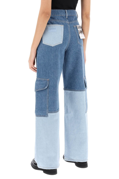 Ganni Angi Jeans In Mid Blue Vintage