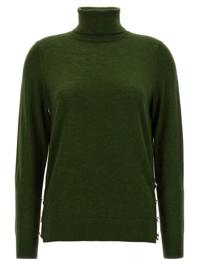 Michael Michael Kors Green Wool Turtleneck Sweater