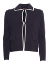 Max Mara Studio Coat In Blue