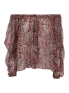 Isabel Marant Étoile Multicolored 'vutti' Blouse With All-over Graphic Print In Viscose Woman In Multicolor