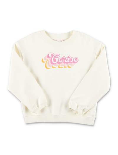 Bonpoint Kids' Tayla Cotton Sweatshirt In White