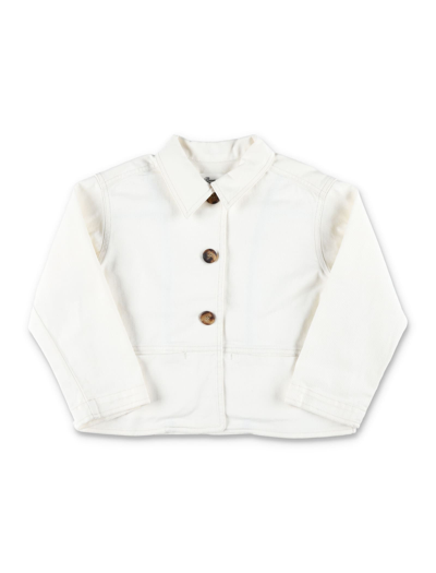 Bonpoint Kids' Clarity Cotton Jacket In White