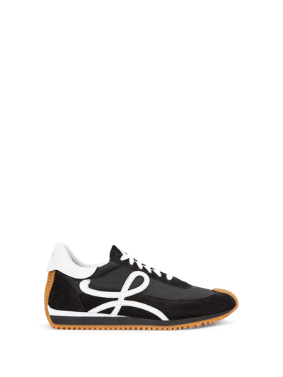 Loewe Flow Runner Sneakers In Black White