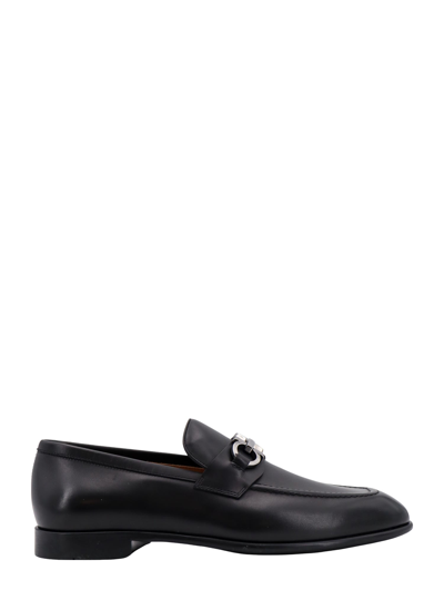 Ferragamo Black Gancini Casual Business Shoes