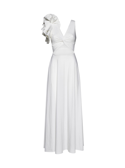Maygel Coronel Dress In Off White