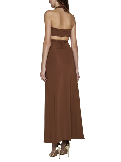 Maygel Coronel Dress In Cocoa Brown