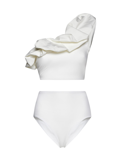 Maygel Coronel Swimwear In Off White