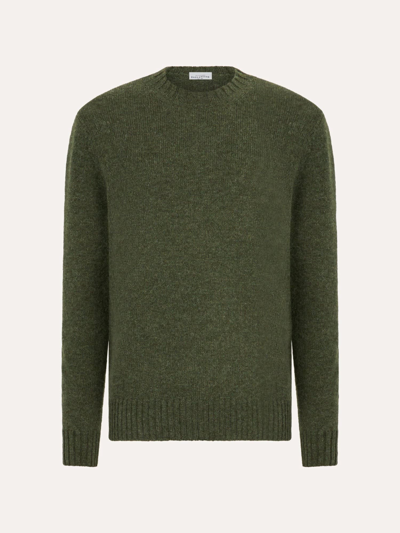 Ballantyne Wool Sweater In Green
