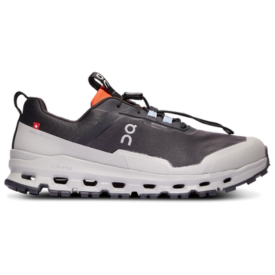 On Black Cloudhero Sneakers For Kids In Magnet/fog
