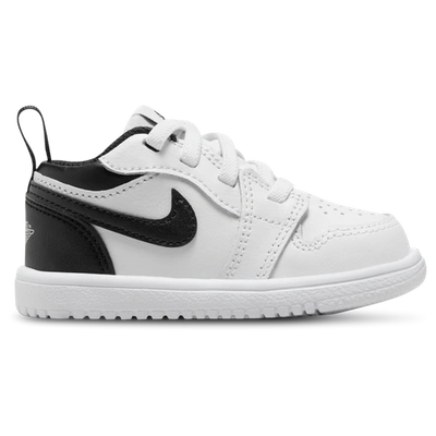 Jordan Kids' Boys  Aj 1 Low In White/black/white