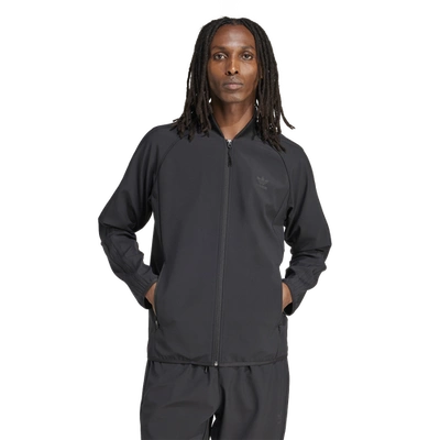 Adidas Originals Mens Adidas Sst Bonded Jacket In Black/black