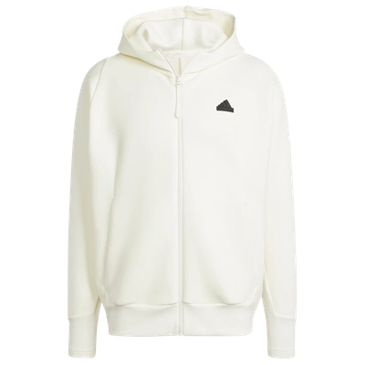 Adidas Originals Mens Adidas Z.n.e. Full-zip Jacket In White/white