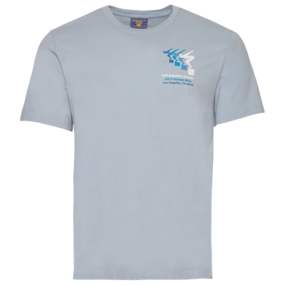 Coney Island Picnic Mens  Aquatics Short Sleeve T-shirt In Blue/blue