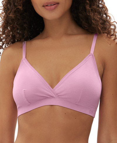 Gap Body Women's Breathe Full Coverage Bralette Gpw00153 In Pink Lavender