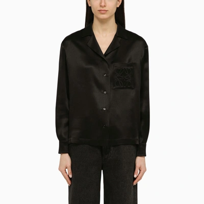 Loewe | Black Silk Pyjama Blouse