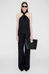 Anine Bing Aden Pant In Black In Black