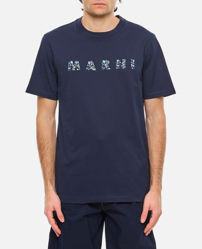 Marni T-shirt  Men Colour Navy In Black