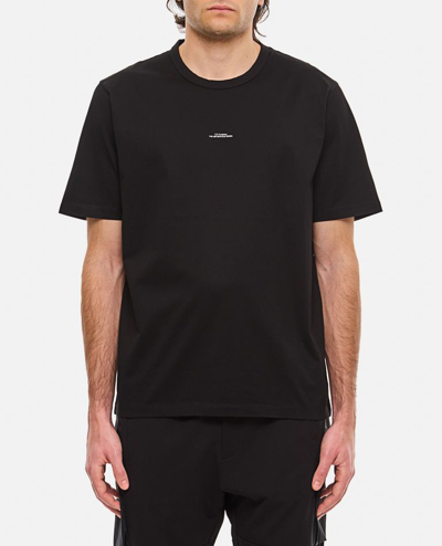 C.p. Company Logo Cotton T-shirt In Black