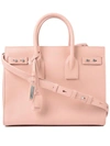 Saint Laurent Small Sac Du Jour Tote In Pink & Purple