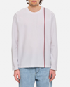 Thom Browne T-shirt Mit Rwb-streifen In White