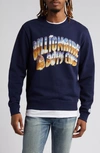 Billionaire Boys Club Chrome Graphic Sweatshirt In Blue