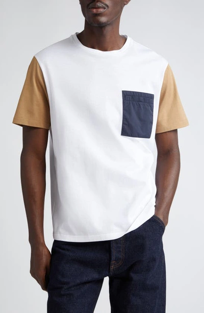 Herno Colourblock T-shirt In White