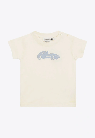 Bonpoint Baby Boys Tom Printed T-shirt In Beige