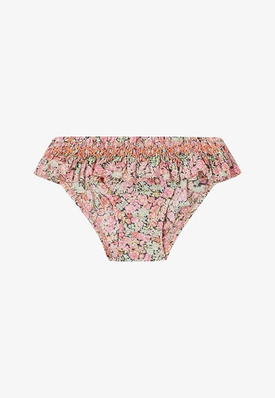 Bonpoint Baby Girls Sardaigne Floral Swimsuit In Multicolor