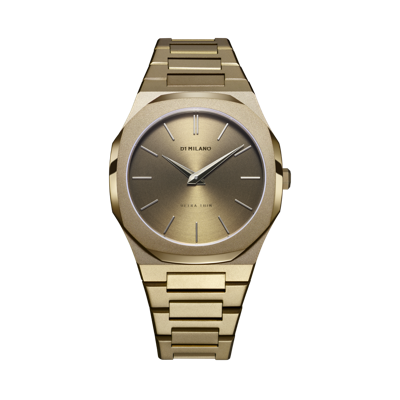 D1 Milano Watch Ultra Thin Bracelet 40 Mm In Khaki