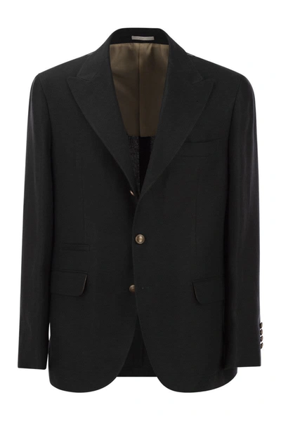 Brunello Cucinelli Jackets And Vests In Nero