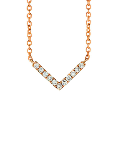 Le Vian Nude Palette 14k Rose Gold 0.19 Ct. Tw. Diamond Layering Necklace