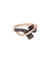 Le Vian Exotics Gladiator 14k Rose Gold 0.98 Ct. Tw. Diamond Half-eternity Cocktail Ring